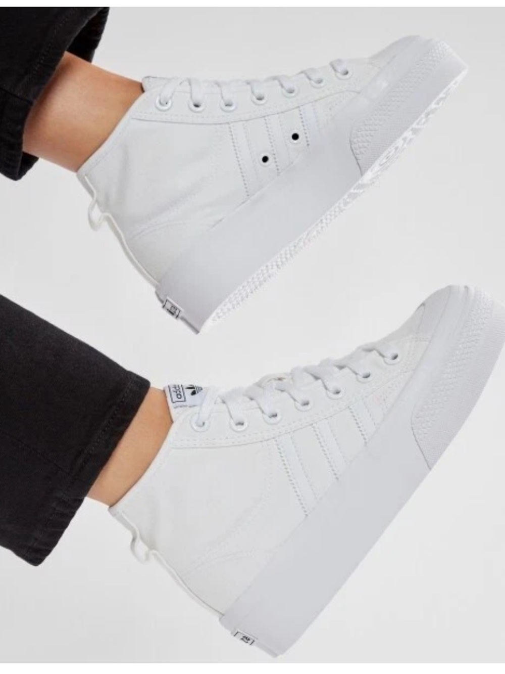 Adidas Nizza Platform mid sneakers - size 6